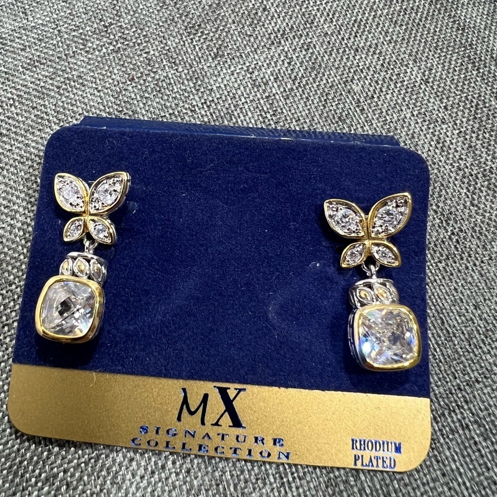 MX Signature Collection CZ Stones in Rhodium Plated Setting,Lasting Fini☑️ - Picture 7 of 7